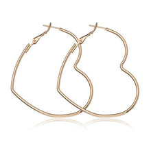 Load image into Gallery viewer, 40mm 60mm 70mm 80mm Exaggerate Big Smooth Circle Hoop Earrings Brincos Simple Party Round Loop Earrings for Women Jewelry