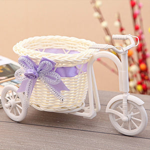 Bike Design Flower Basket Pot Vase Plant Stand Holder Home Decoration Flower Basket