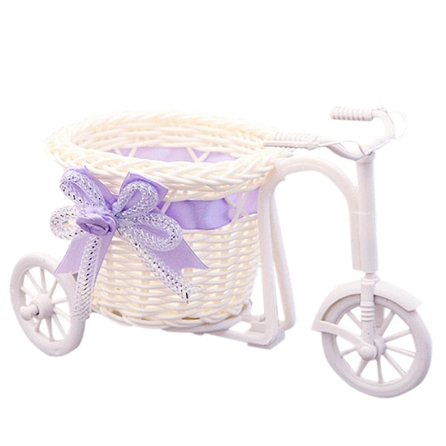 Bike Design Flower Basket Pot Vase Plant Stand Holder Home Decoration Flower Basket