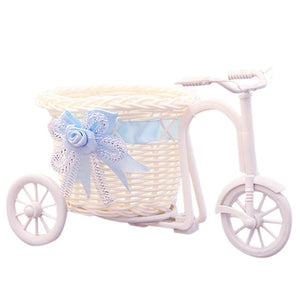 Bike Design Flower Basket Pot Vase Plant Stand Holder Home Decoration Flower Basket